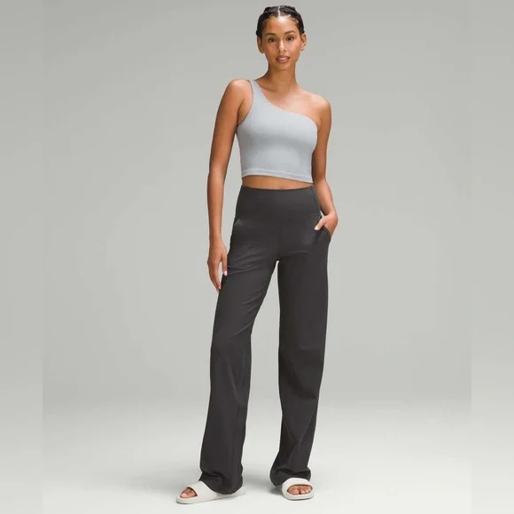 Lululemon Align Ribbed High-Rise Wide-Leg Pant *Tall Graphite Grey 36” Inseam